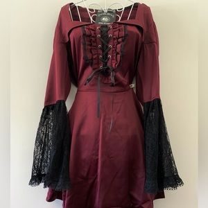 Dolls Kill Dark in Love Gothic Lolita Dress